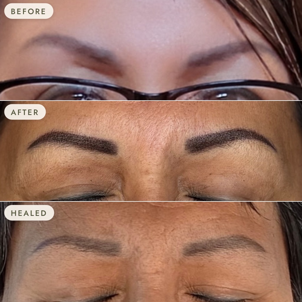 Brows result by Maddy at The Healing Design in Bend, Oregon
